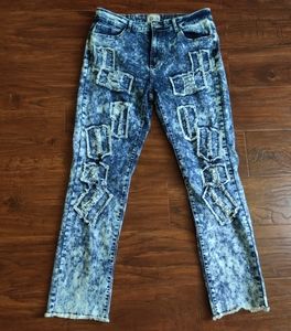 L & B Distressed Stonewash Jeans NWOT